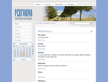 Tablet Screenshot of performasrl.com